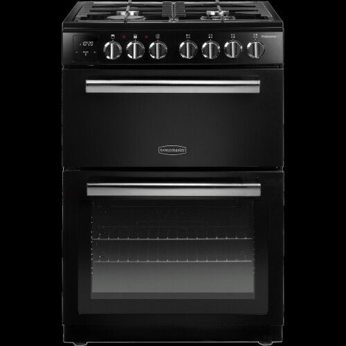 Rangemaster Rangemaster Professional Plus 60 PROPL60DFFBL/C Dual Fuel Cooker - Black / Chrome