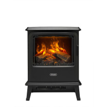 Dimplex Bayport BYP20 Log Effect Electric Stove With Remote Control - Black