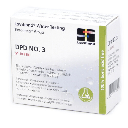 Lovibond DPD No 3 Total Chlorine Hot Tub Tablets (250 Tablets)