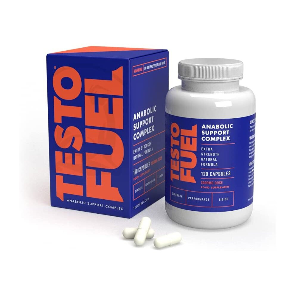 TestoFuel 120 T-Booster Pills - 100% Natural - UK Made Supplement