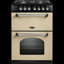 Rangemaster Classic 60 CLA60DFFCR/C Dual Fuel Cooker - Cream / Chrome