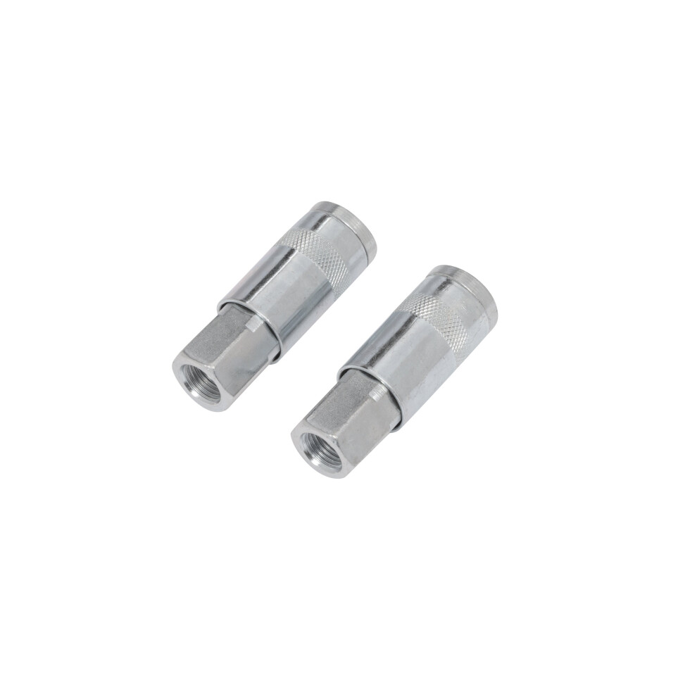 2 Pce 1/4" Bsp Female Air Couplings 5028734079425