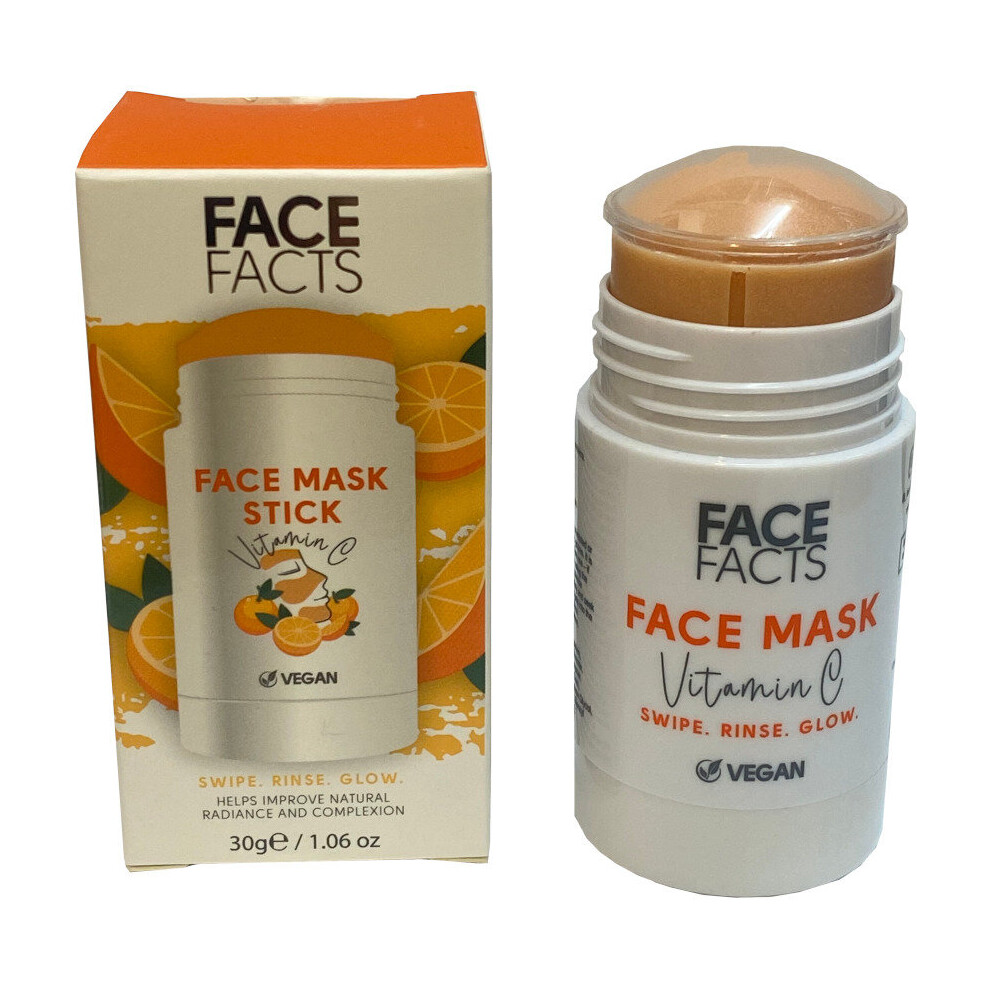 Face Facts Orange Vitamin C Brightening Face Mask Stick - 30G