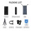 P09 1G+8G Built-in Android 9.0 WIFI2.4G/5G 4000mAH Battery MINI Projector 8