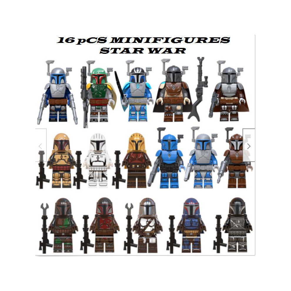 Fit LEGO Star Wars Minifigures Madalorian Death Watch