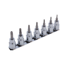 BlueSpot 7 PCE 3/8" Security Torx Bit Set (T10-T40)