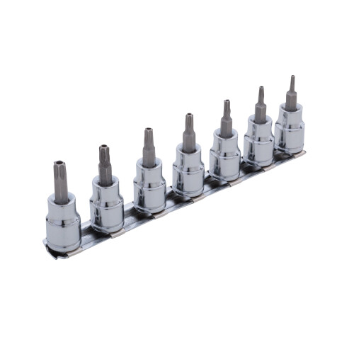 BlueSpot BlueSpot 7 PCE 3/8" Security Torx Bit Set (T10-T40)