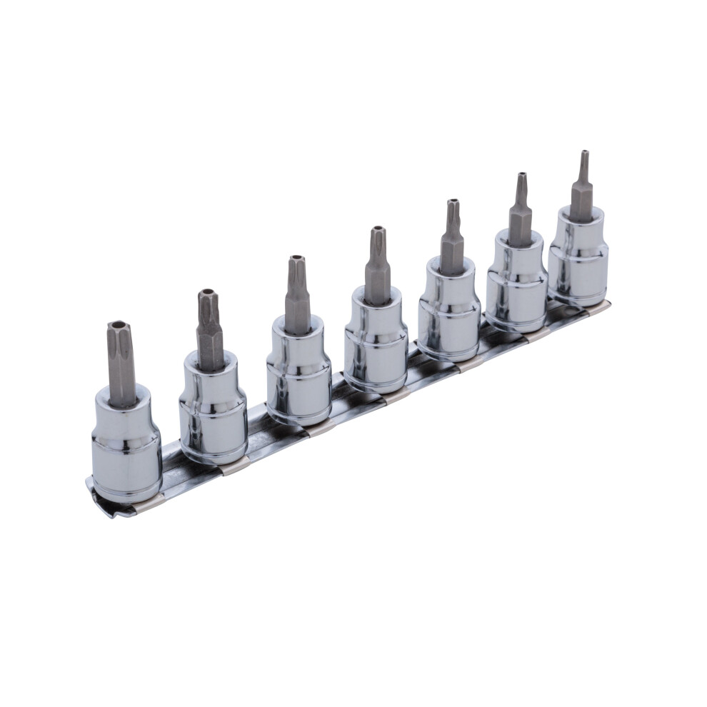 Bluespot 7 Pce 3/8" Security Torx Bit Set (T10-T40)