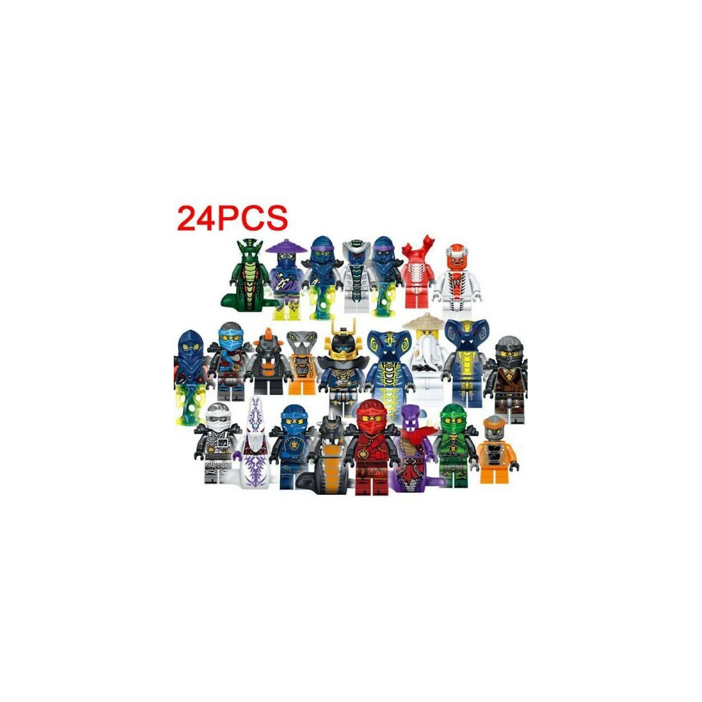 Set Of 24 Pcs Ninjago Mini Figures