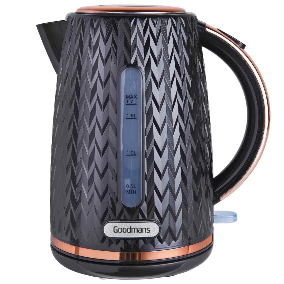 Black and copper kettle best sale