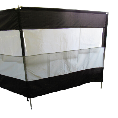 Pro Deluxe Windbreak 4.5M X 1.4M - Aluminium Framed 3 Section Garden 1