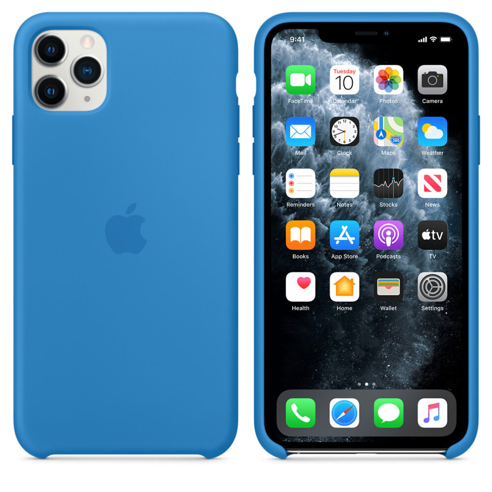 Apple Silicone Case For Iphone 11 Pro Max - Surf - My1j2zm/A Blue