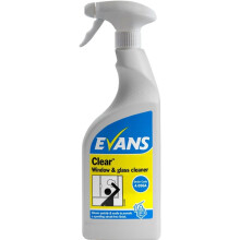 Evans Vanodine A096 Window Glass & Stainless Steel Cleaner ~ 6x750 mL