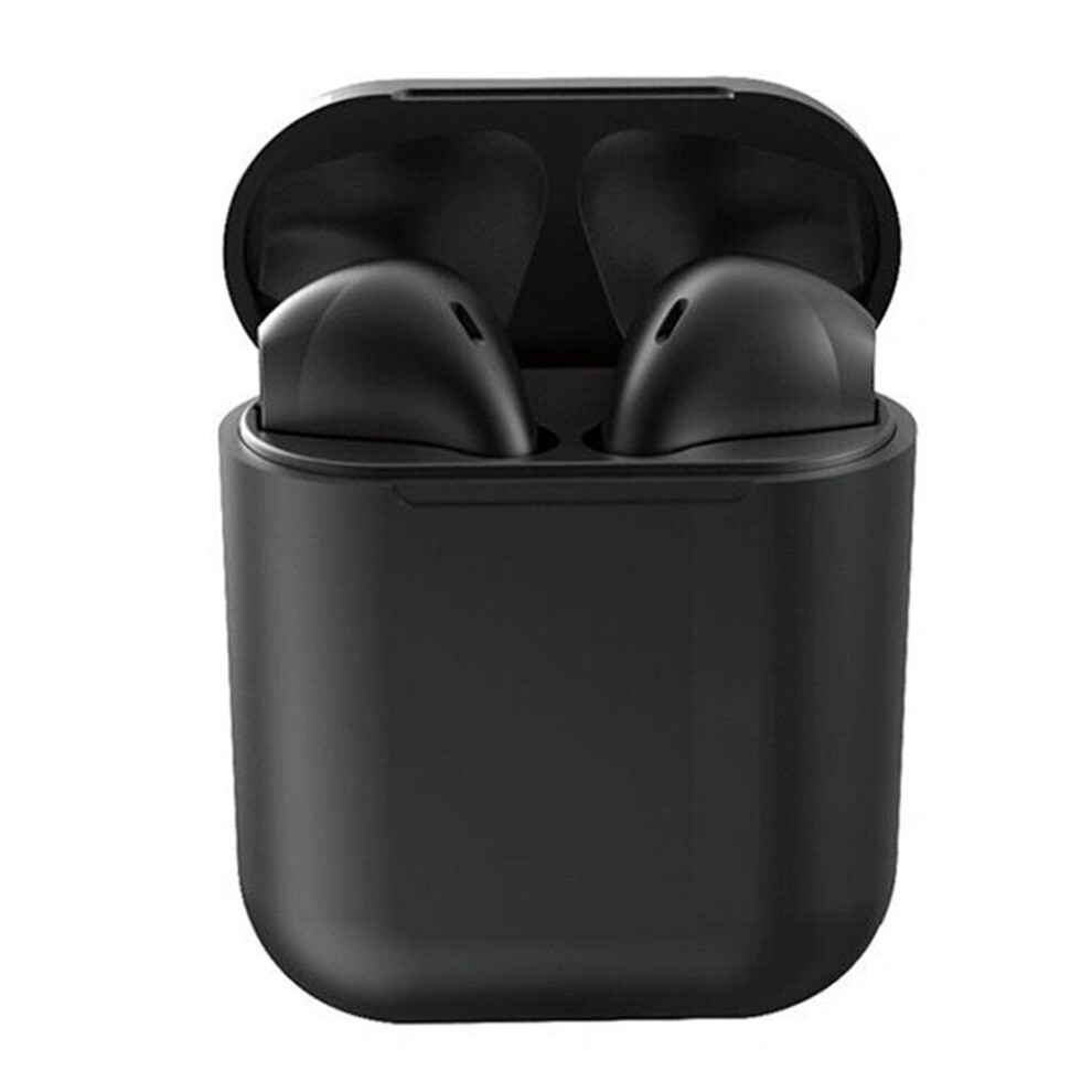 (Black) I12 Tws Wireless Bluetooth Earbuds, 5.0 Earphones Black 717803957317