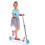 Adjustable Height Kids Folding Scooter LED Light Flashing PU 3 Wheels 2