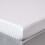 Homescapes (Single, White) Egyptian Cotton Satin Stripe Fitted Sheet 330 TC 1