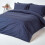 Homescapes (Small Double, Navy) Egyptian Cotton Fitted Sheet 200 TC 4