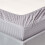 Homescapes (Single, Grey) Egyptian Cotton Satin Stripe Fitted Sheet 330 TC 2