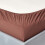 Homescapes (Small Double, Chocolate) Egyptian Cotton Fitted Sheet 200 TC 2