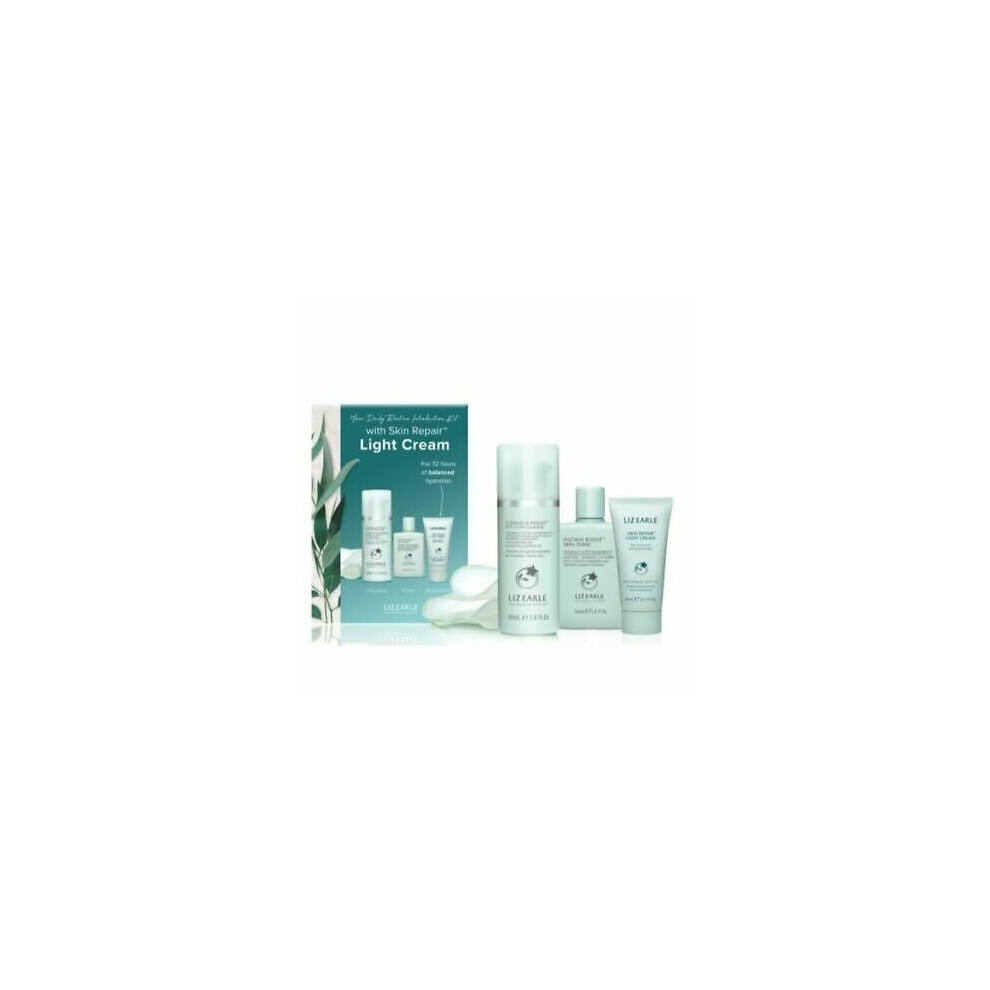 Liz Earle Your Daily Routine Introduction Kit with Skin Repair Light Cream