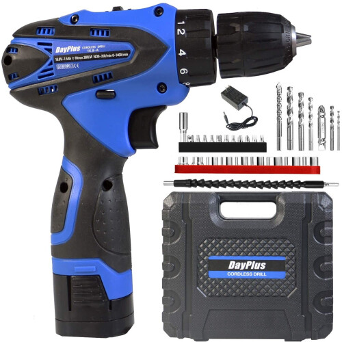 Cordless drill driver electric combi drill screwdriver 1500 mAh 16.8V