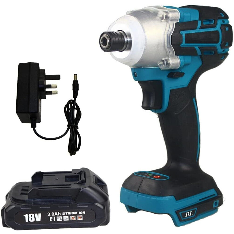 Cordless Impact Driver 18V3A Battery+Charger-Makita Battery Compatible