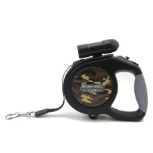 (Camouflage green) Pet automatic retractable leash 8m range | 50 kg dog traction with flashlight