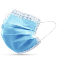 (40 piezas) 10 paquetes de mascarillas faciales desechables de 3 capas