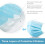 (40 pièces) Lot de 10 masques jetables à 3 couches - couvre-visage 2