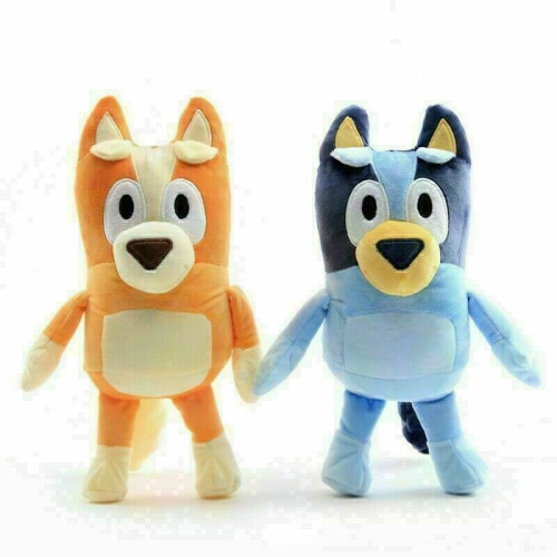 2PCS Bluey και Bingo Dog Friends βελούδινο παιχνίδι 28cm λούτρινη κούκλα