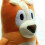 2PCS Bluey και Bingo Dog Friends βελούδινο παιχνίδι 28cm λούτρινη κούκλα 2