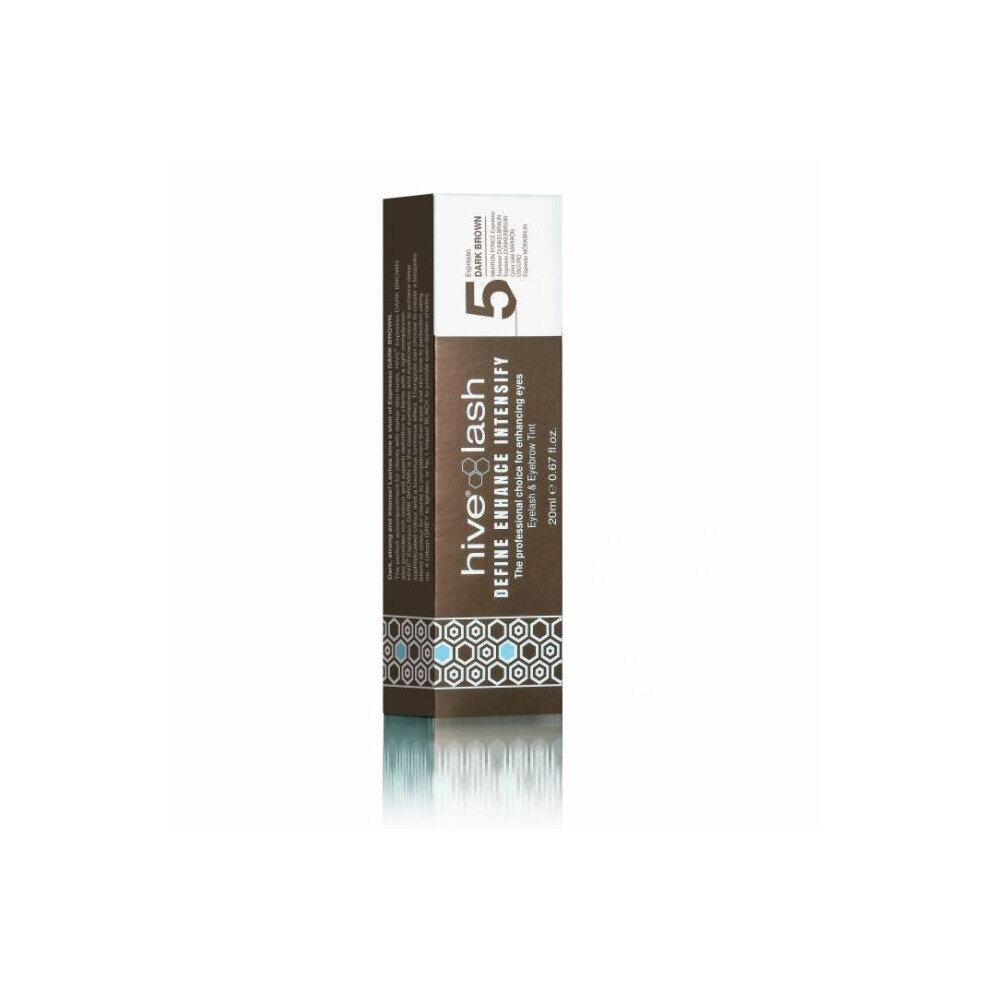 Hive Of Beauty Brown Hive Eyelash & Eyebrow Tint Enhancer Dark 20Ml