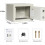 (White) 4.6L Mini Electronic Password Security Safe Box 7