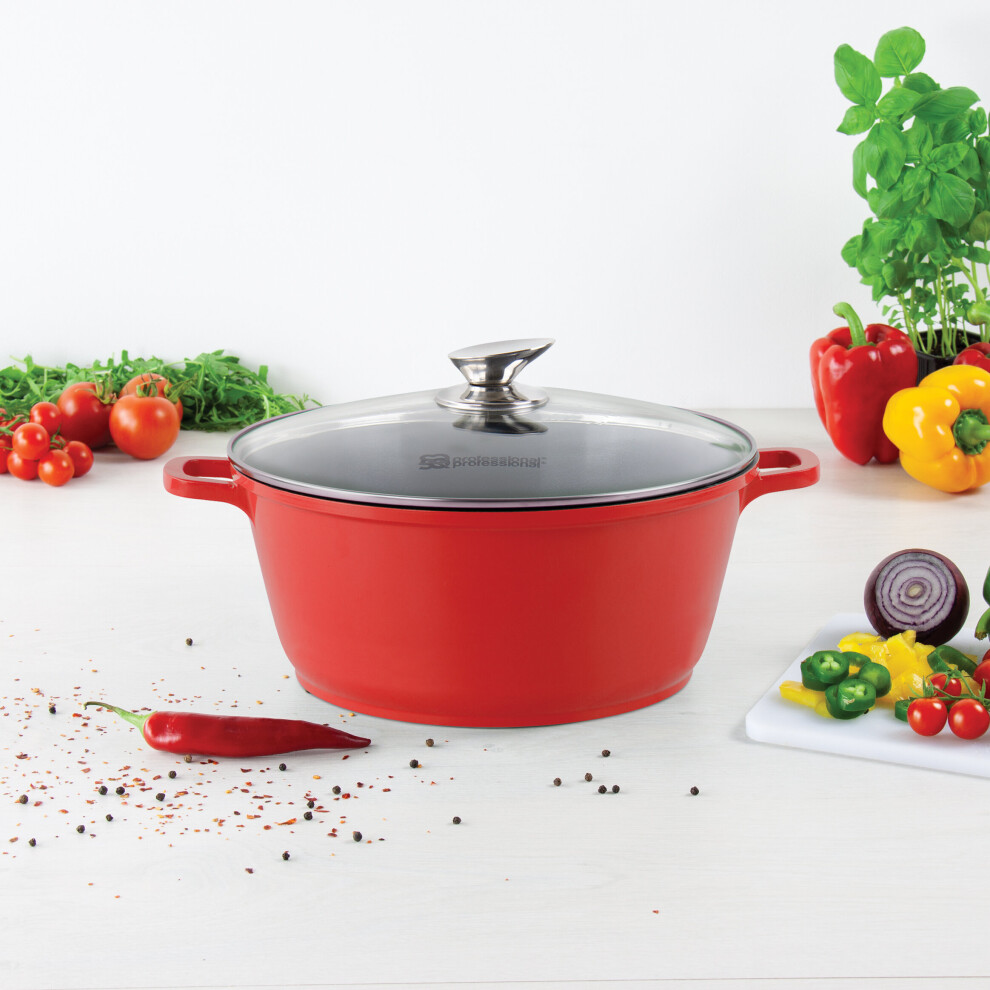 (28cm - 6.1L) SQ Professional Nea Die-Cast Non-Stick Stockpot