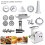 (White) 2800W Electric Meat Grinder Mincer Sausage Maker 5
