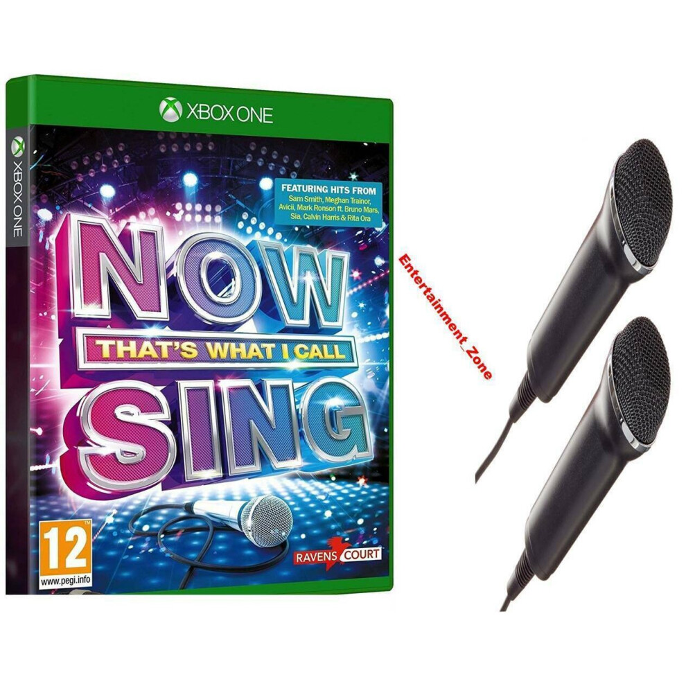 (Now Sing One + 2 Microphones) Now Sing + Two Microphones 2 Xbox One & Series X