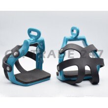 Horse Endurance Caged Safety Stirrups - 90 degree Stirrups