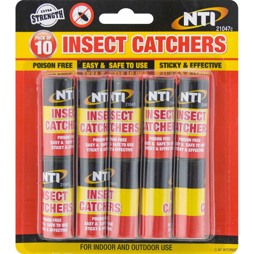 NEW PACK OF 50 INSECT CATCHERS TRAPS BAIT KILLER PEST CONTROL HOME