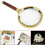 Large 90mm Handheld Magnifying Glass 15x Magnifier Loupe Reading 2
