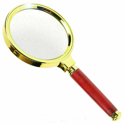 Large 90mm Handheld Magnifying Glass 15x Magnifier Loupe Reading 2