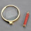 Large 90mm Handheld Magnifying Glass 15x Magnifier Loupe Reading 10