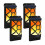4 x Solar Powered Wall Light 66 LED Garden Lamp 1