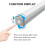 Wireless LED PIR Motion /Sensor Closet Lights USB Rechargeable Light Strip Lamp 5