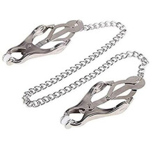 Metal N?pple Cl?ps Women Wearable Body Chain with Adjustable Clip B-r??s`t S-t?m-ulator Relaxing Massage T?y Non-Piercing Clamps Women'