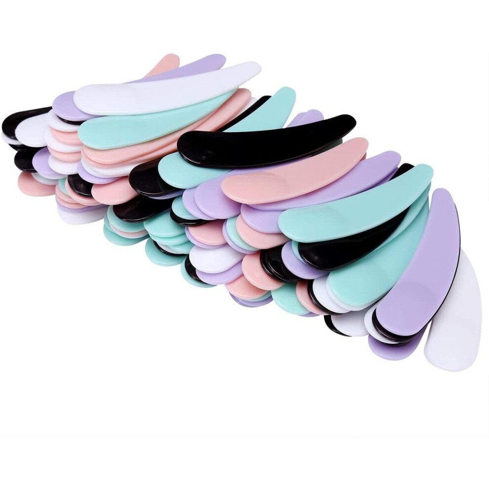 Litzee 100 Pcs Cosmetic Spatula Disposable Makeup Tools