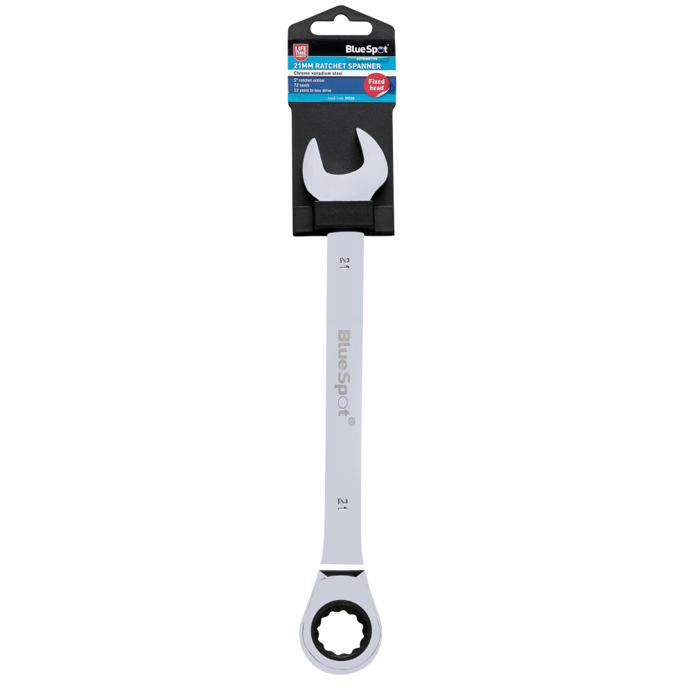 Bluespot 05114 19Mm Ratchet Spanner Fixed Head
