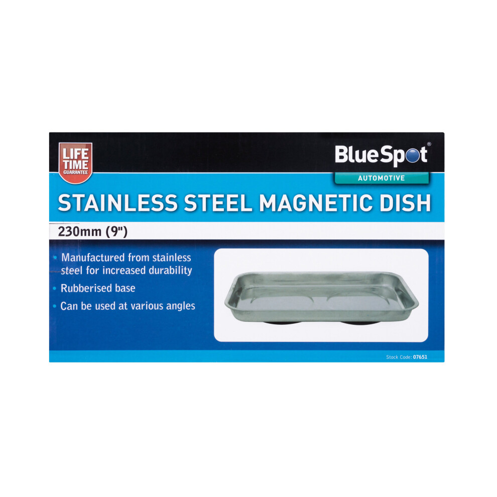 BlueSpot 07649 150mm (6") Stainless Steel Magnetic Dish