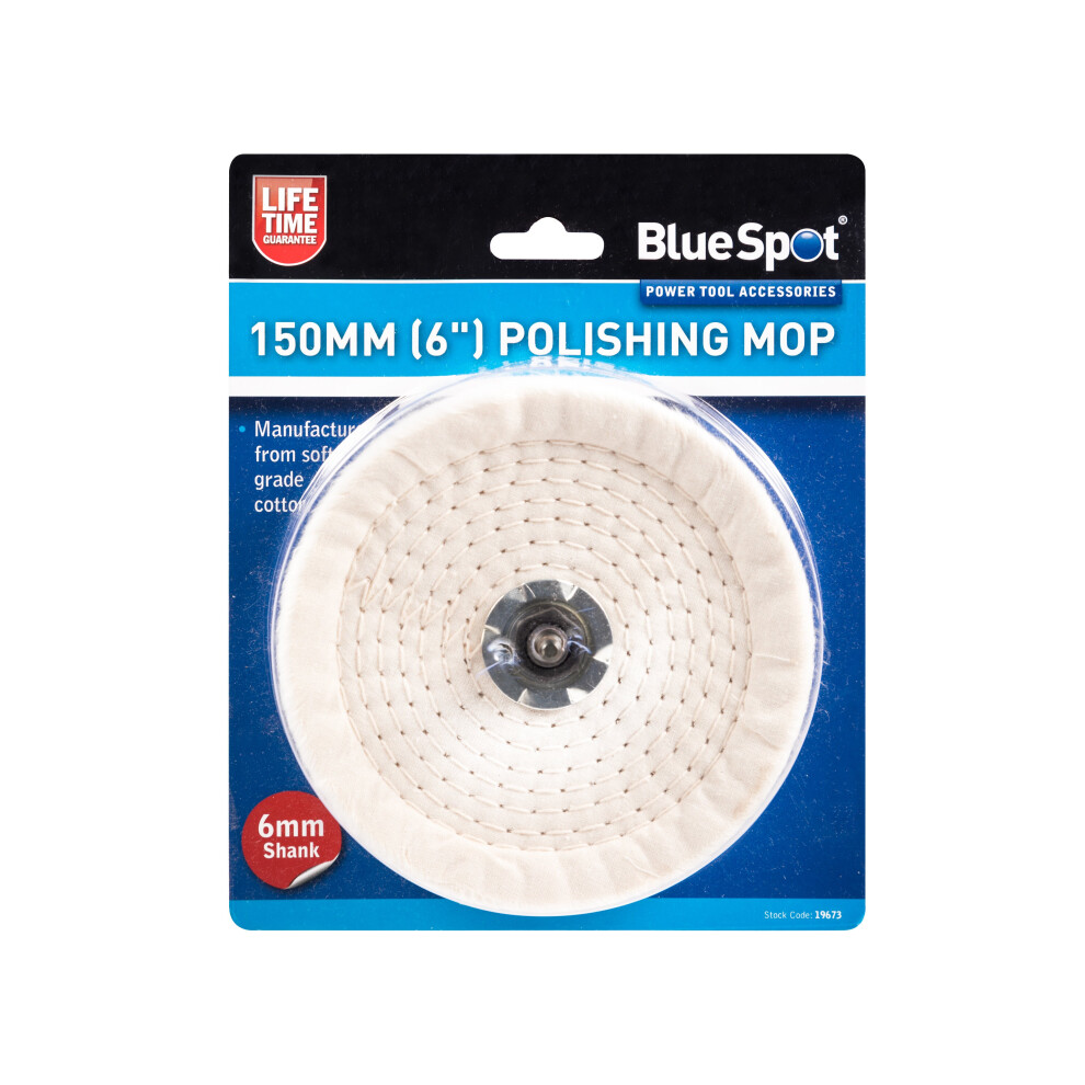 BlueSpot 19673 150mm (6") Polishing Mop