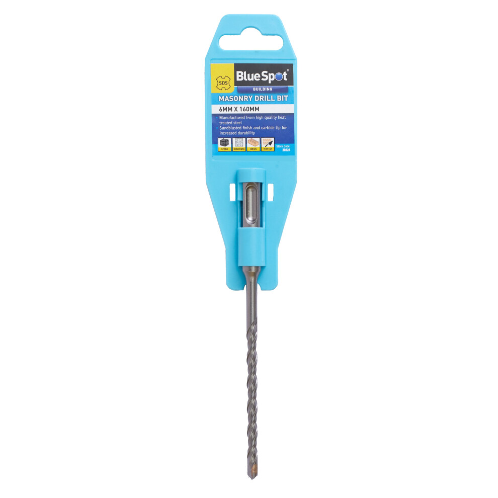BlueSpot 20224 SDS Masonry Drill Bit (6mm x 160mm)