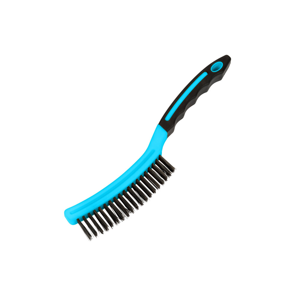 BlueSpot 22507 Long Handle Soft Grip Wire Brush